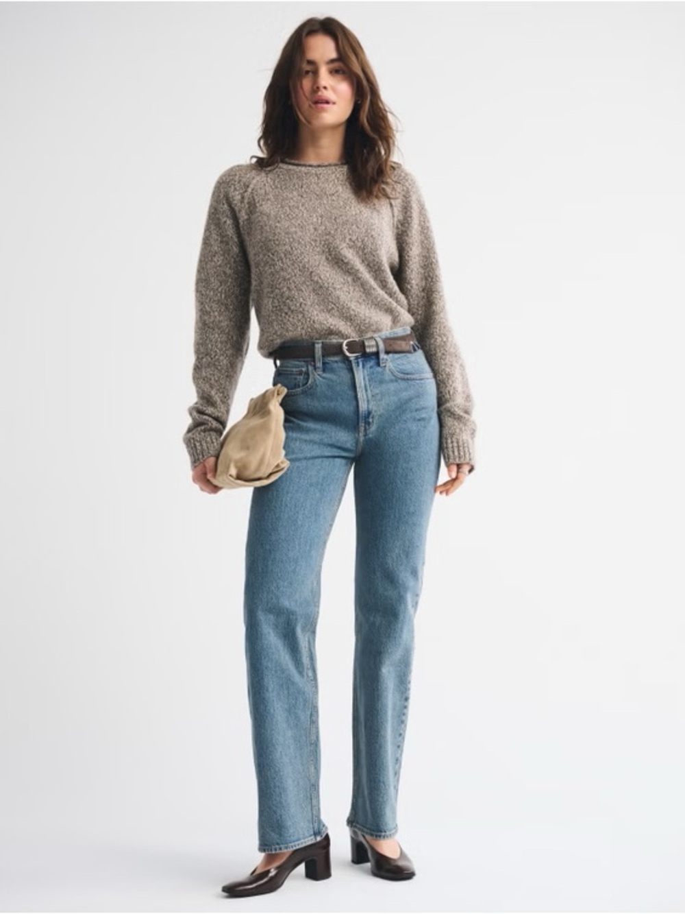 A&F The 90s Relaxed Jean High Rise